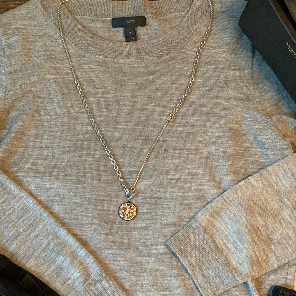Emporio Armani stainless steel pendant necklace